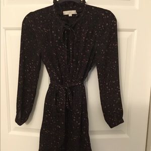 Loft animal print dress